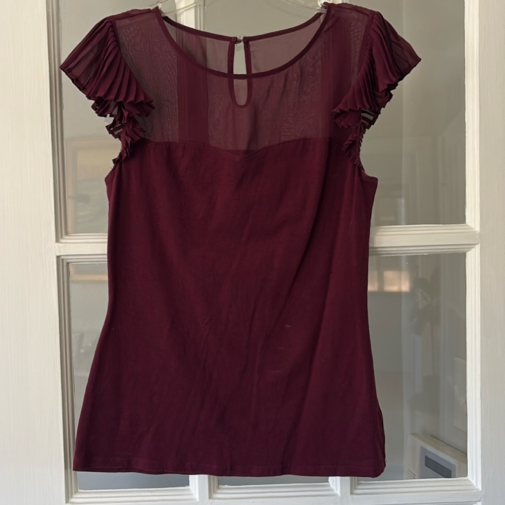 Express Flutter Sleeve Blouse